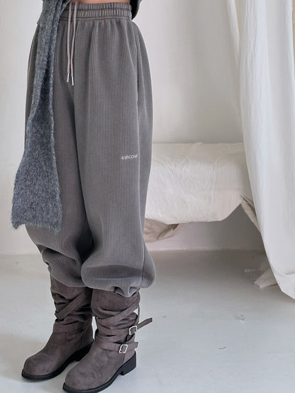 Women’s Fleece-Lined Zip-Up Setwear – Charcoal