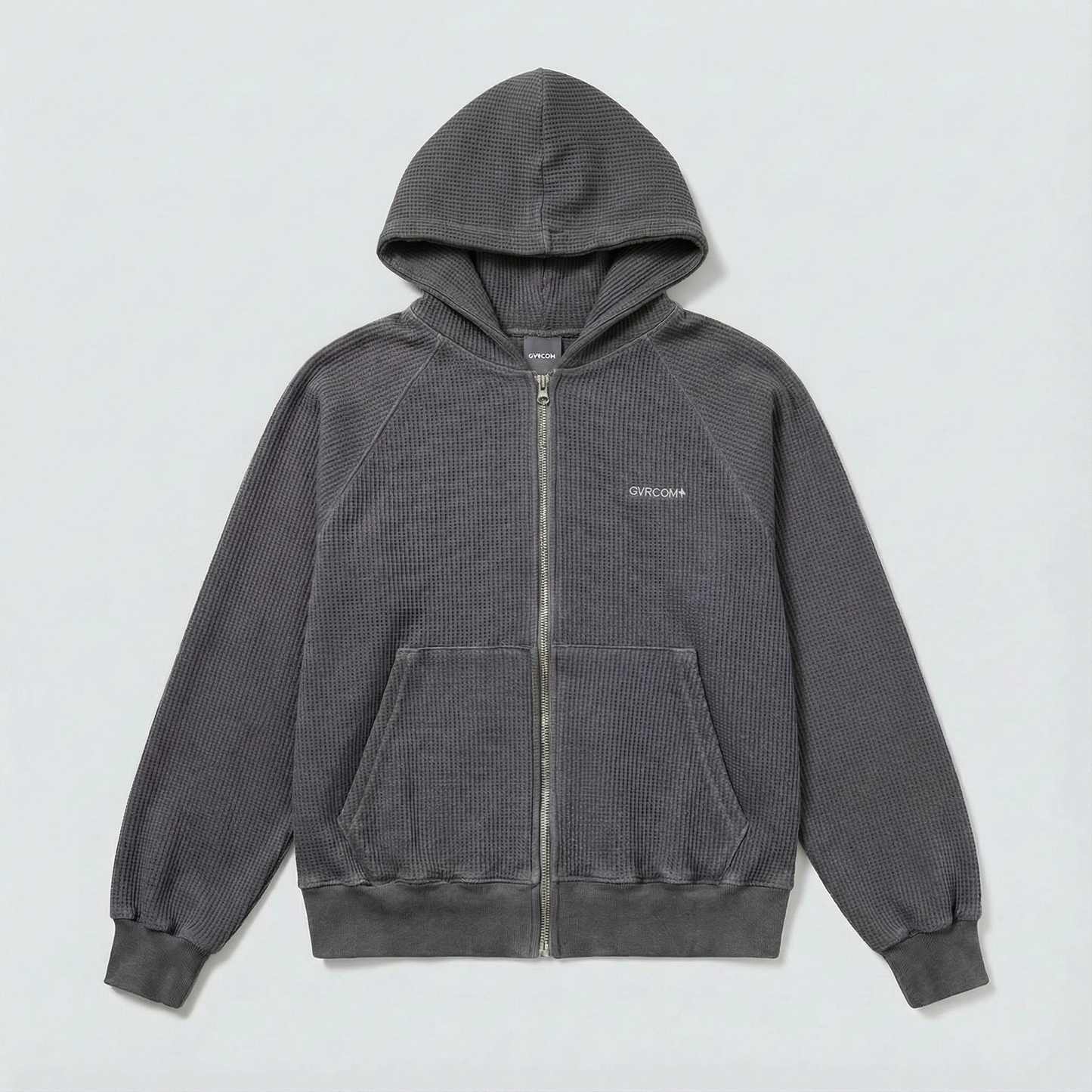 Women’s Fleece-Lined Zip-Up Setwear – Charcoal