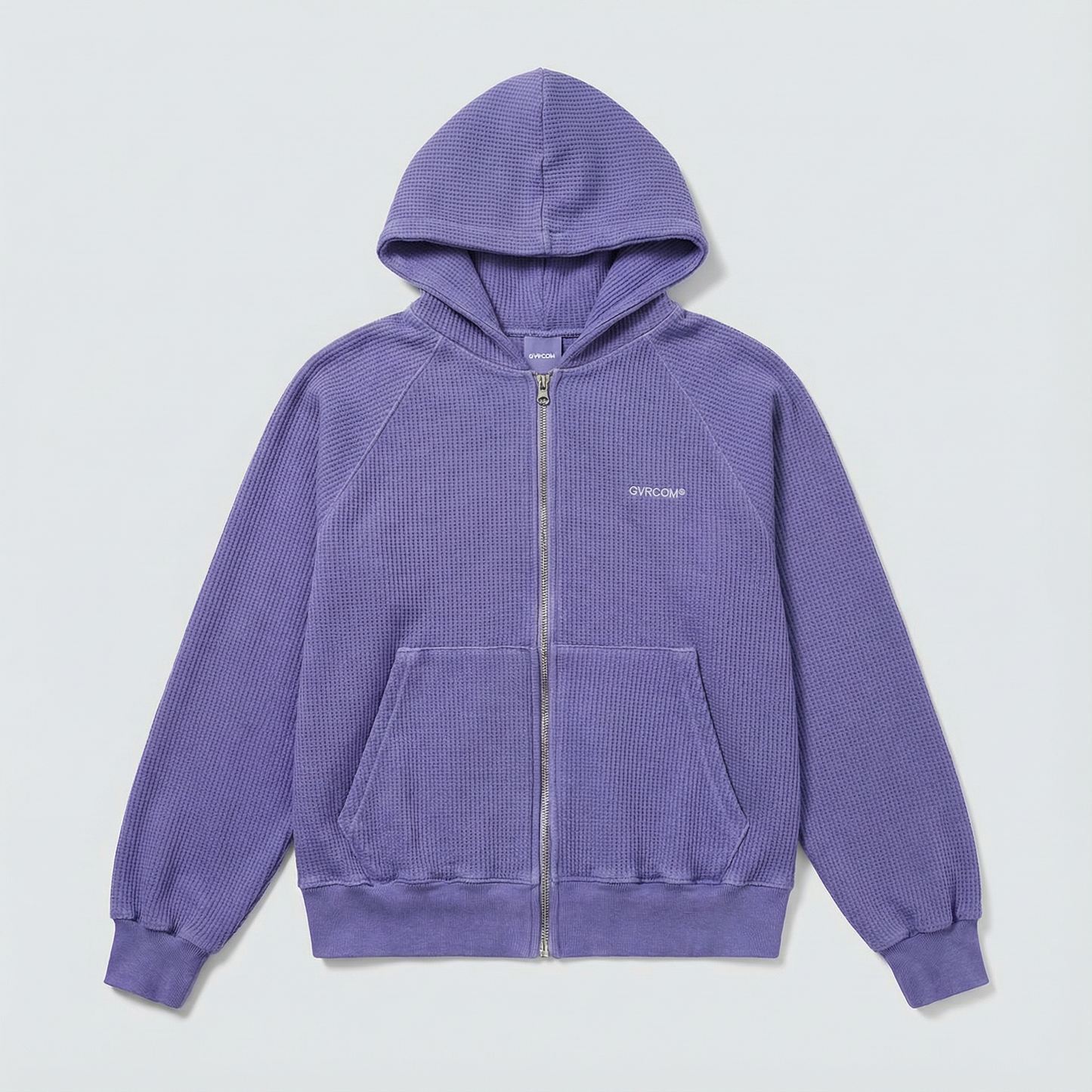 Women’s Fleece-Lined Zip-Up Setwear –  Soft Purple