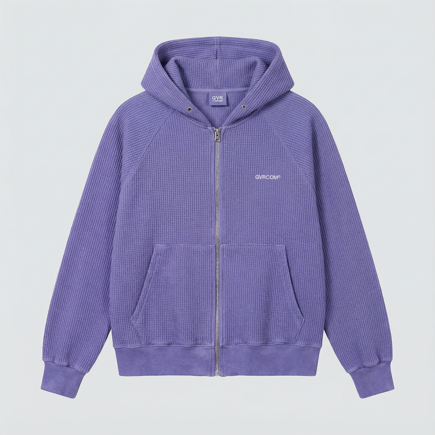 Women’s Fleece-Lined Zip-Up Setwear –  Soft Purple