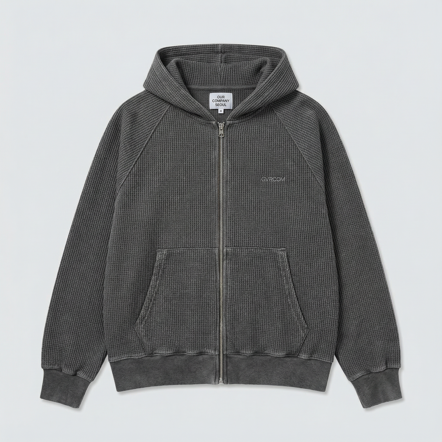 Women’s Fleece-Lined Zip-Up Setwear – Charcoal