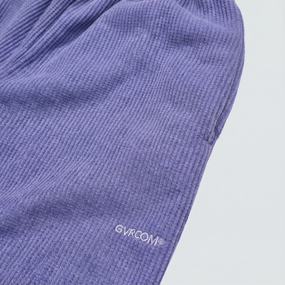 Women’s Fleece-Lined Zip-Up Setwear –  Soft Purple