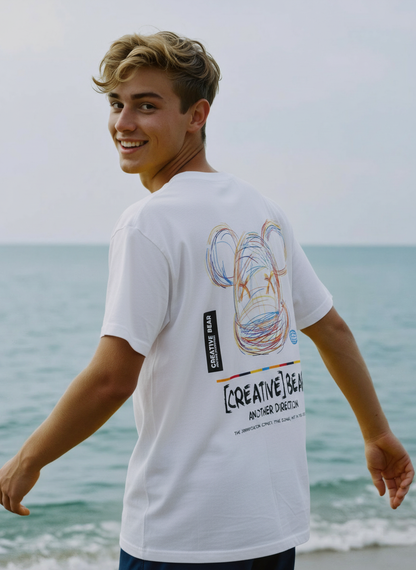 [CREATIVE BEAR] Graphic T-Shirt (UNISEX / WOMEN – OVERFIT)