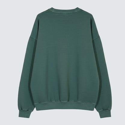 DIVE 82 Pigment Embroidered Sweatshirt (UNISEX / WOMEN – OVERFIT)