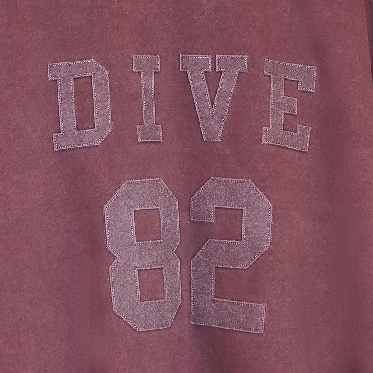 DIVE 82 Pigment Embroidered Sweatshirt (UNISEX / WOMEN – OVERFIT)