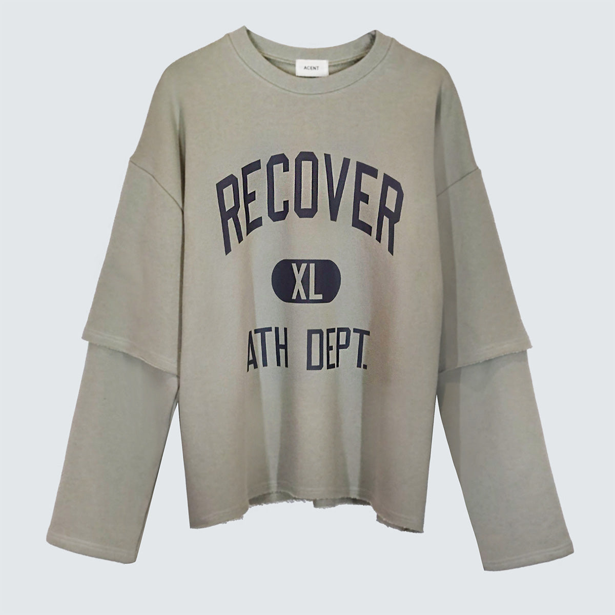Recover XL Layered Sweatshirt (UNISEX / WOMEN – OVERFIT)