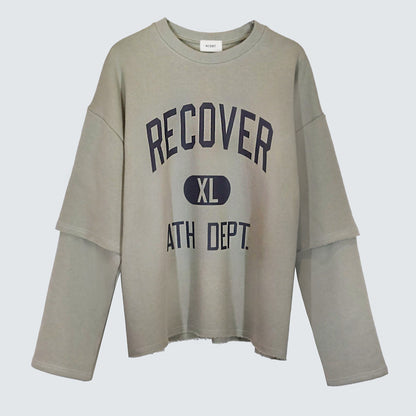 Recover XL Layered Sweatshirt (UNISEX / WOMEN – OVERFIT)