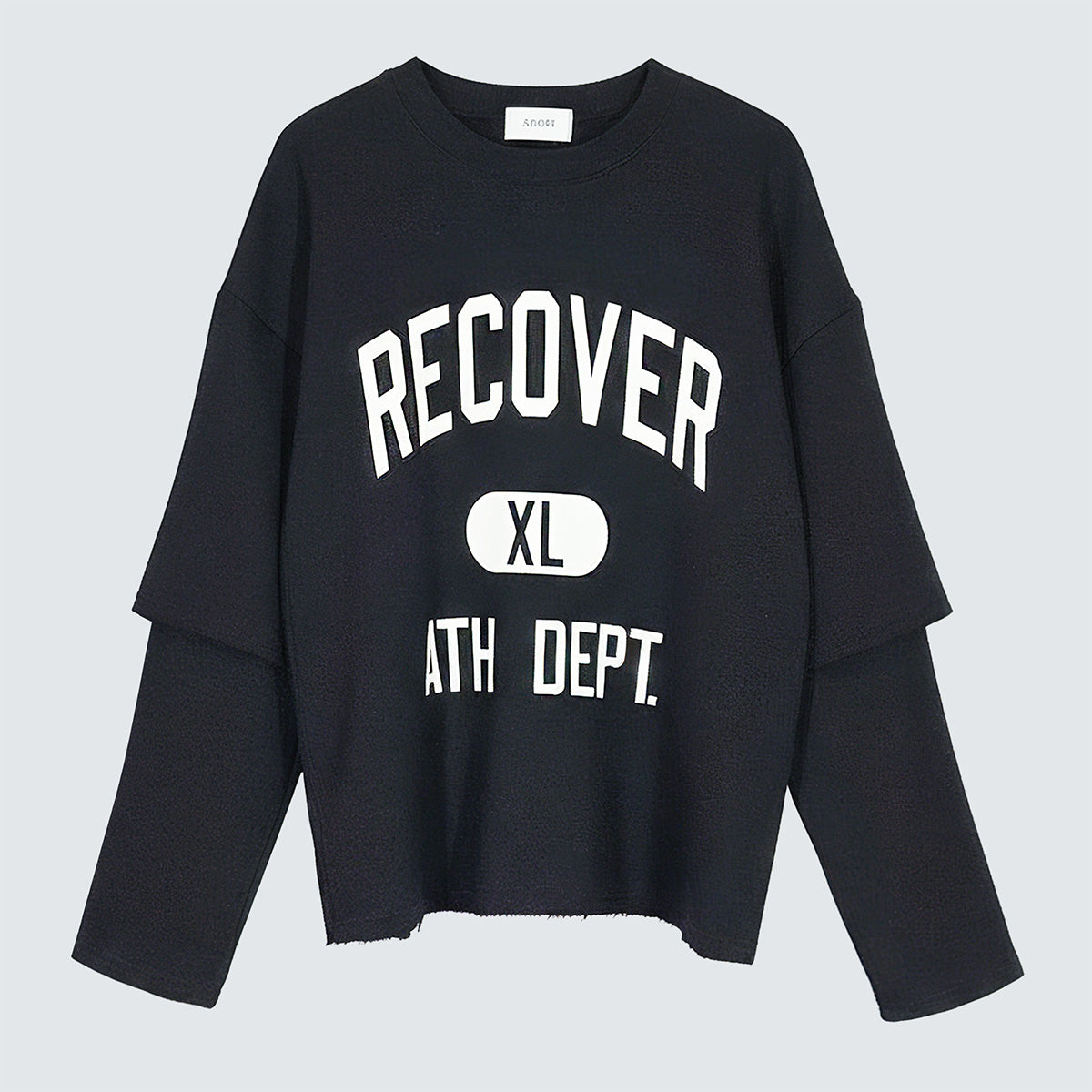 Recover XL Layered Sweatshirt (UNISEX / WOMEN – OVERFIT)