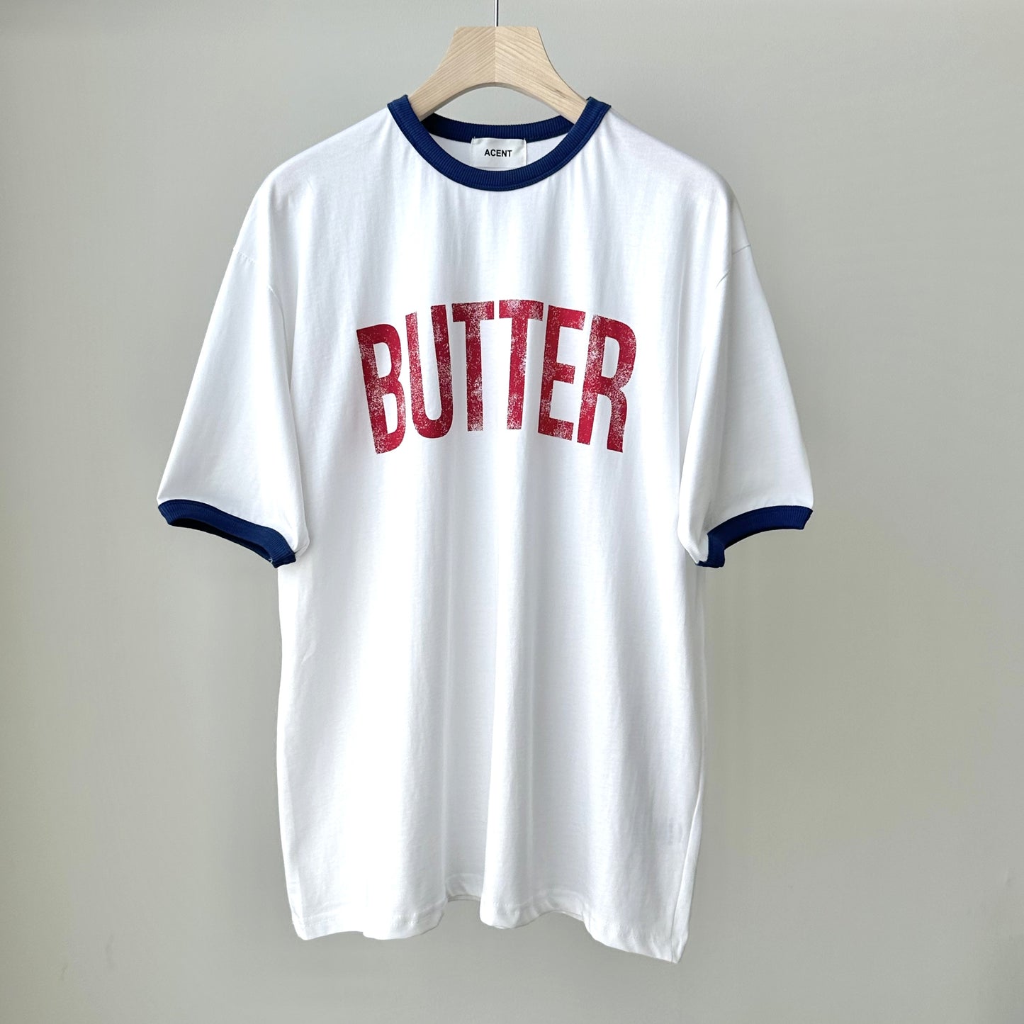 BUTTER Color-Band Graphic T-Shirt   - Men One Size