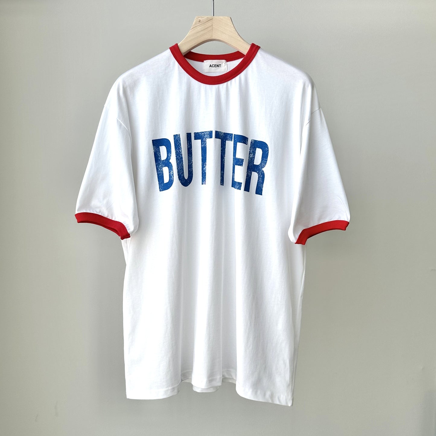 BUTTER Color-Band Graphic T-Shirt   - Men One Size