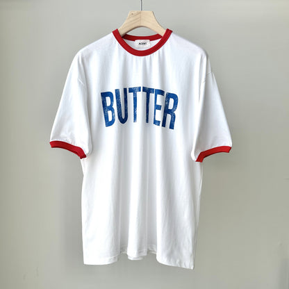 BUTTER Color-Band Graphic T-Shirt   - Men One Size