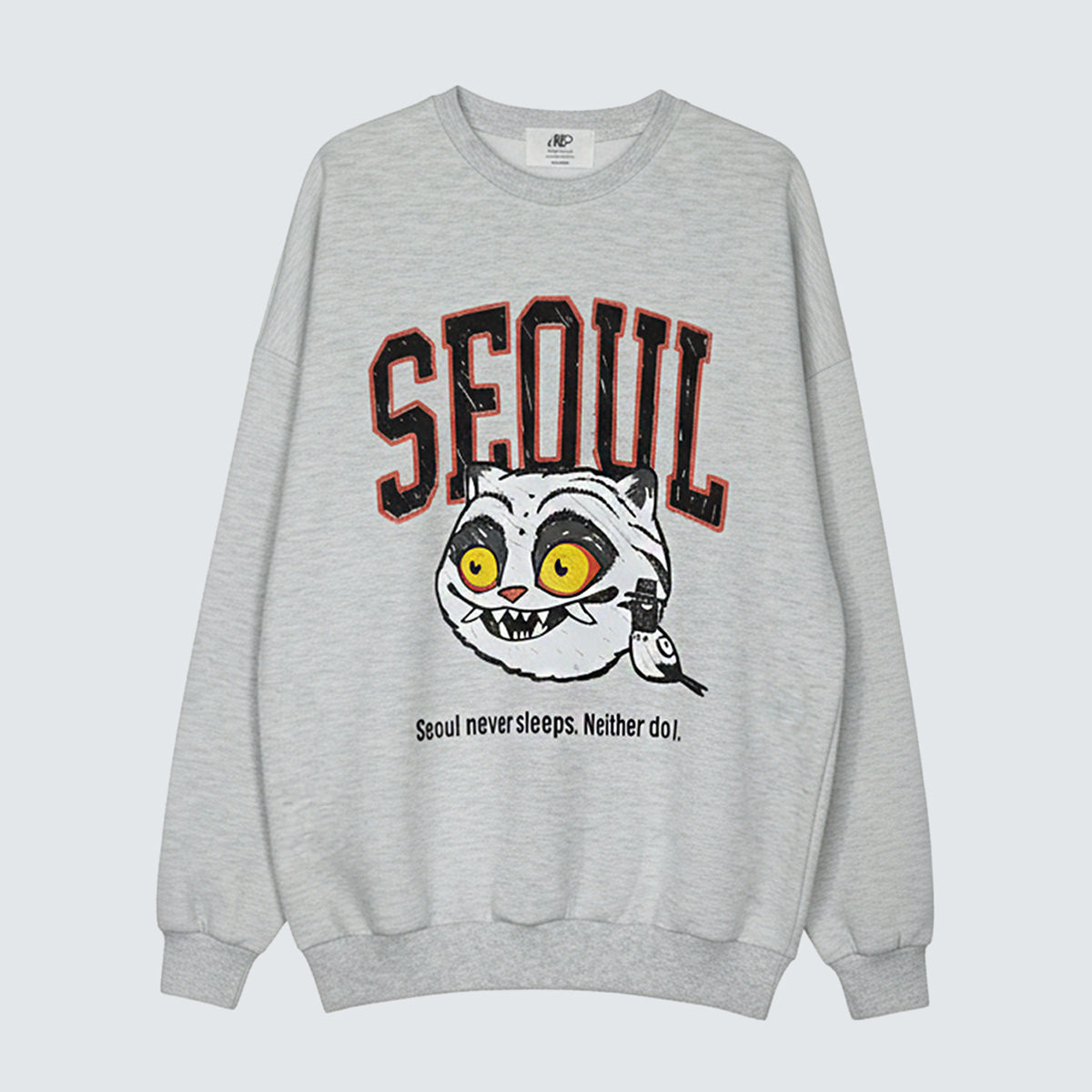 Seoul HAECHI Graphic Unisex Sweatshirt   (UNISEX / WOMEN – OVERFIT)