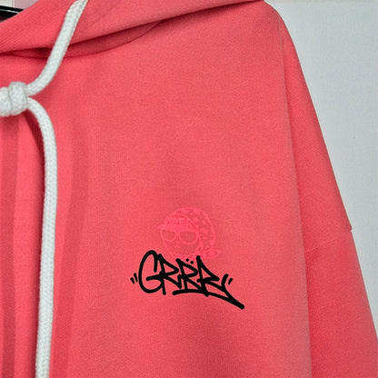 POWERCAT Hoodie — Graphic Street Cat Design  (UNISEX / WOMEN – OVERFIT)