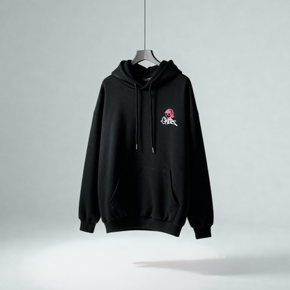 POWERCAT Hoodie — Graphic Street Cat Design  (UNISEX / WOMEN – OVERFIT)