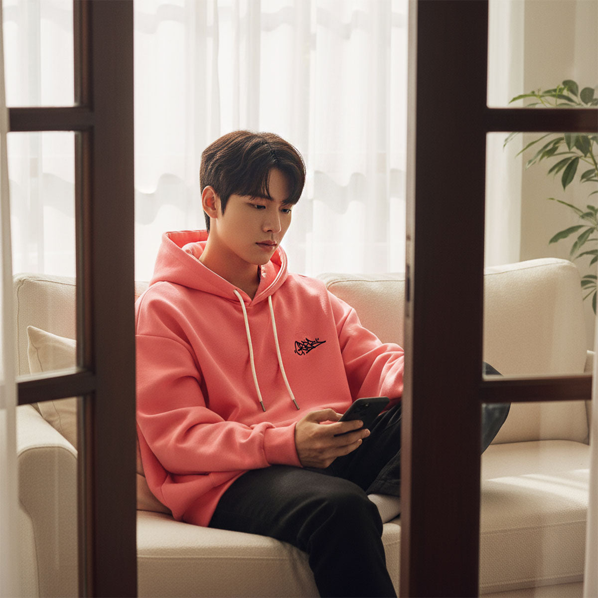 POWERCAT Hoodie — Graphic Street Cat Design  (UNISEX / WOMEN – OVERFIT)