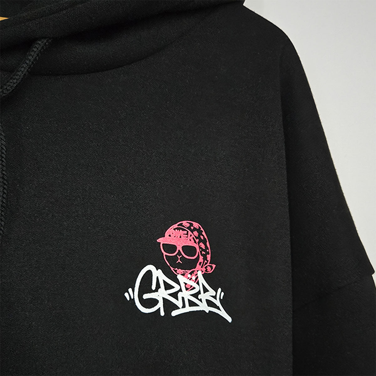 POWERCAT Hoodie — Graphic Street Cat Design  (UNISEX / WOMEN – OVERFIT)