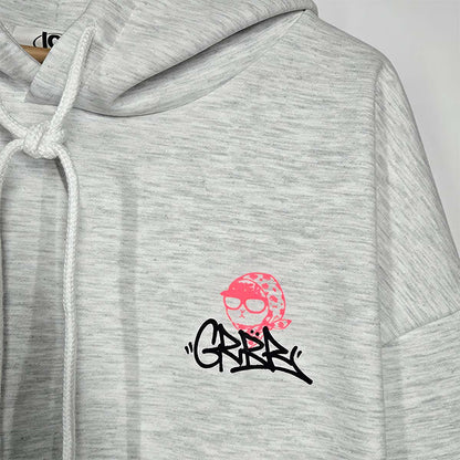 POWERCAT Hoodie — Graphic Street Cat Design  (UNISEX / WOMEN – OVERFIT)