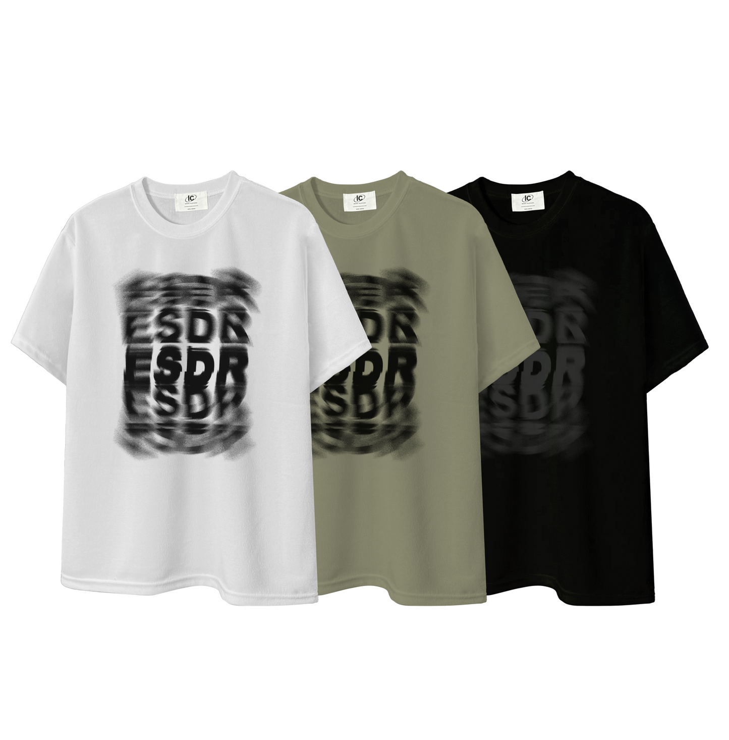 ESDR Motion Graphic T-Shirt  (UNISEX / WOMEN – OVERFIT)