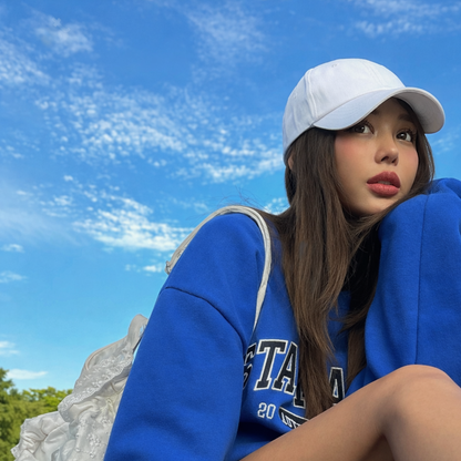 STANDARD Authentic Embroidered Logo Crewneck Sweatshirt (UNISEX / WOMEN – OVERFIT)