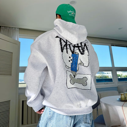 Drawing Bichon Graphic Hoodie (UNISEX / WOMEN – OVERFIT)