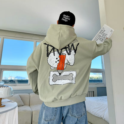 Drawing Bichon Graphic Hoodie (UNISEX / WOMEN – OVERFIT)