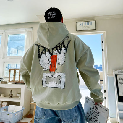 Drawing Bichon Graphic Hoodie (UNISEX / WOMEN – OVERFIT)