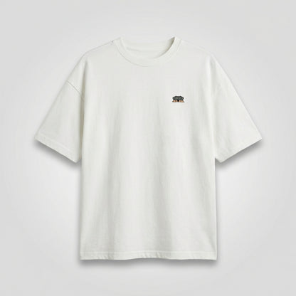 Rottweiler Mini Graphic Cotton Blend T-Shirt (UNISEX / WOMEN – OVERFIT)