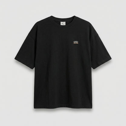 Rottweiler Mini Graphic Cotton Blend T-Shirt (UNISEX / WOMEN – OVERFIT)