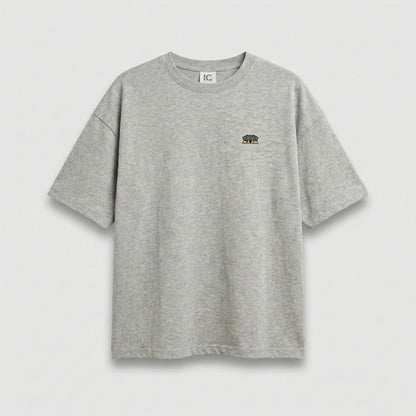 Rottweiler Mini Graphic Cotton Blend T-Shirt (UNISEX / WOMEN – OVERFIT)