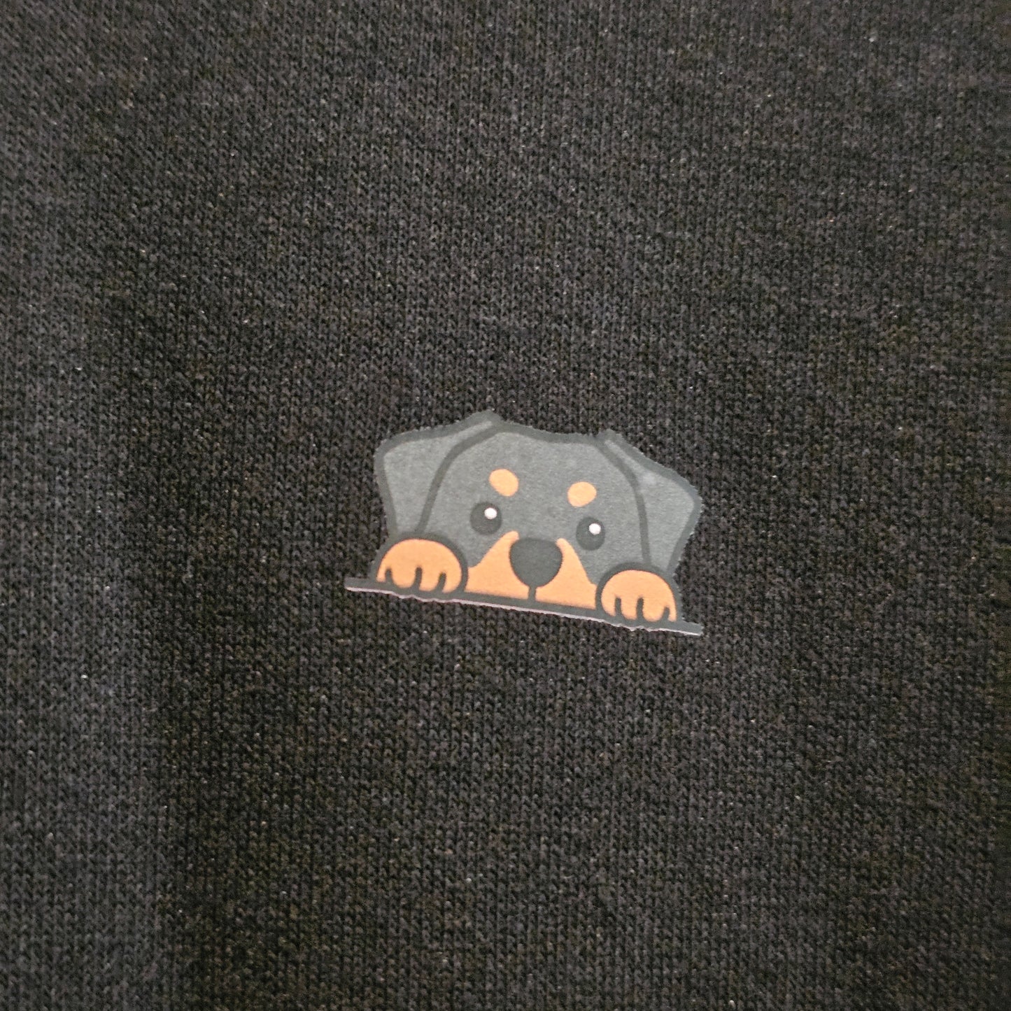 Rottweiler Mini Graphic Cotton Blend T-Shirt (UNISEX / WOMEN – OVERFIT)