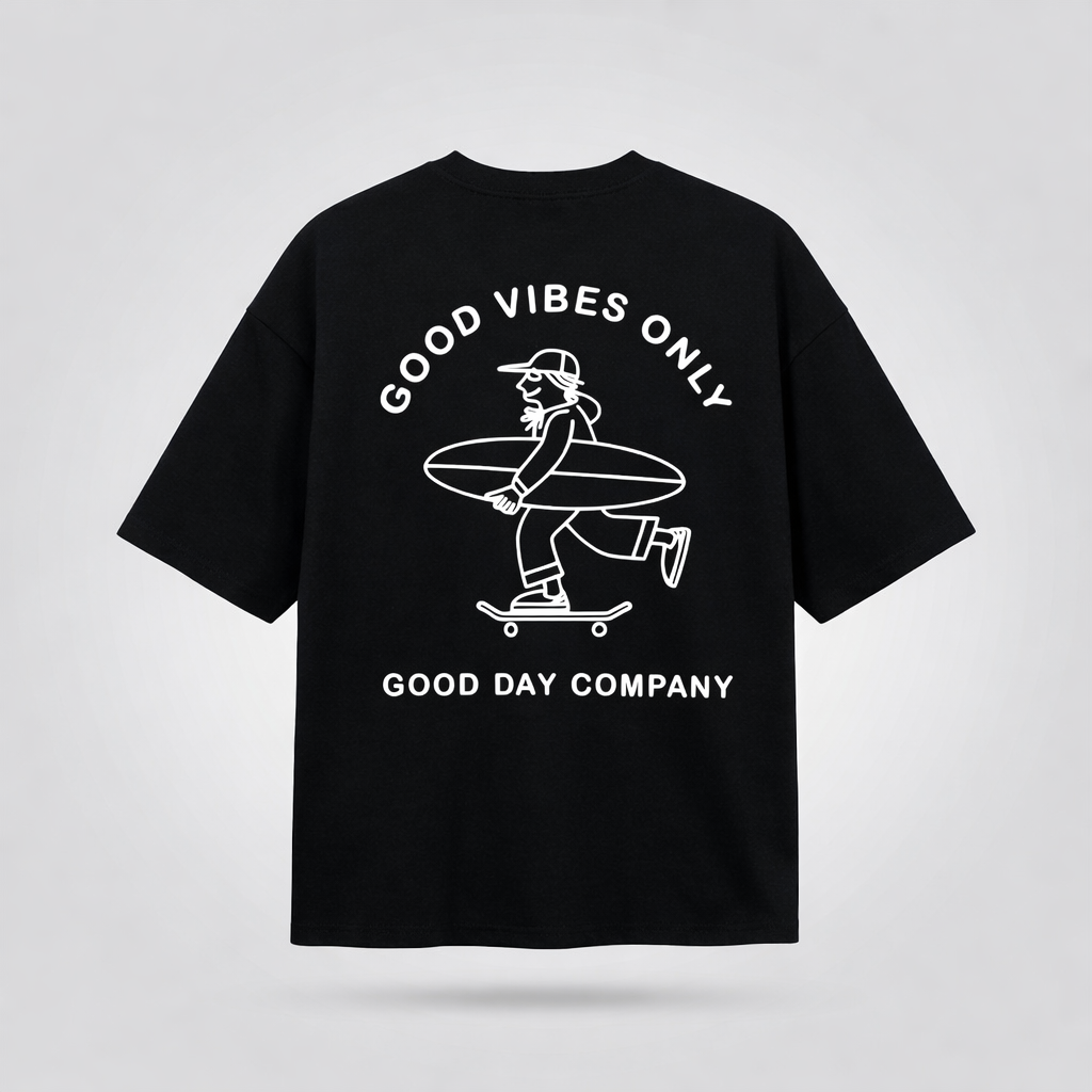 Good Vibes Only Graphic T-Shirt (UNISEX / WOMEN – OVERFIT)
