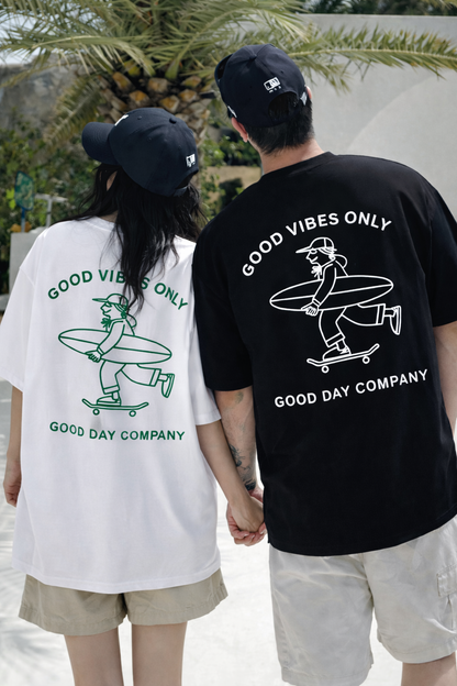 Good Vibes Only Graphic T-Shirt (UNISEX / WOMEN – OVERFIT)