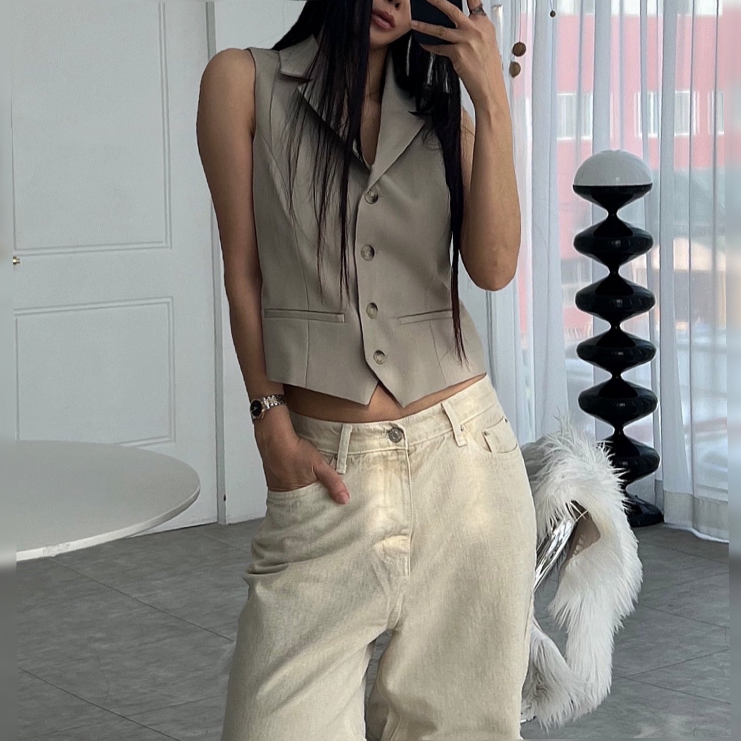 ALEX Tailored Vest – Women One Size