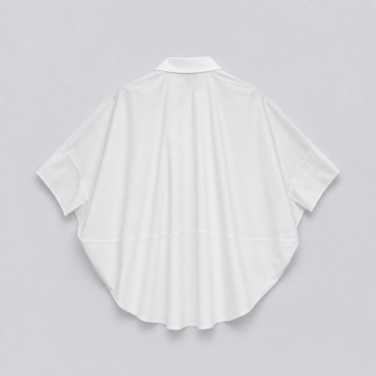 Minimal Cape Sleeve Boxy Blouse – Women One Size