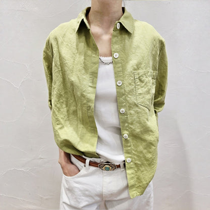 Soft Touch Premium Linen Shirt - Women One Size
