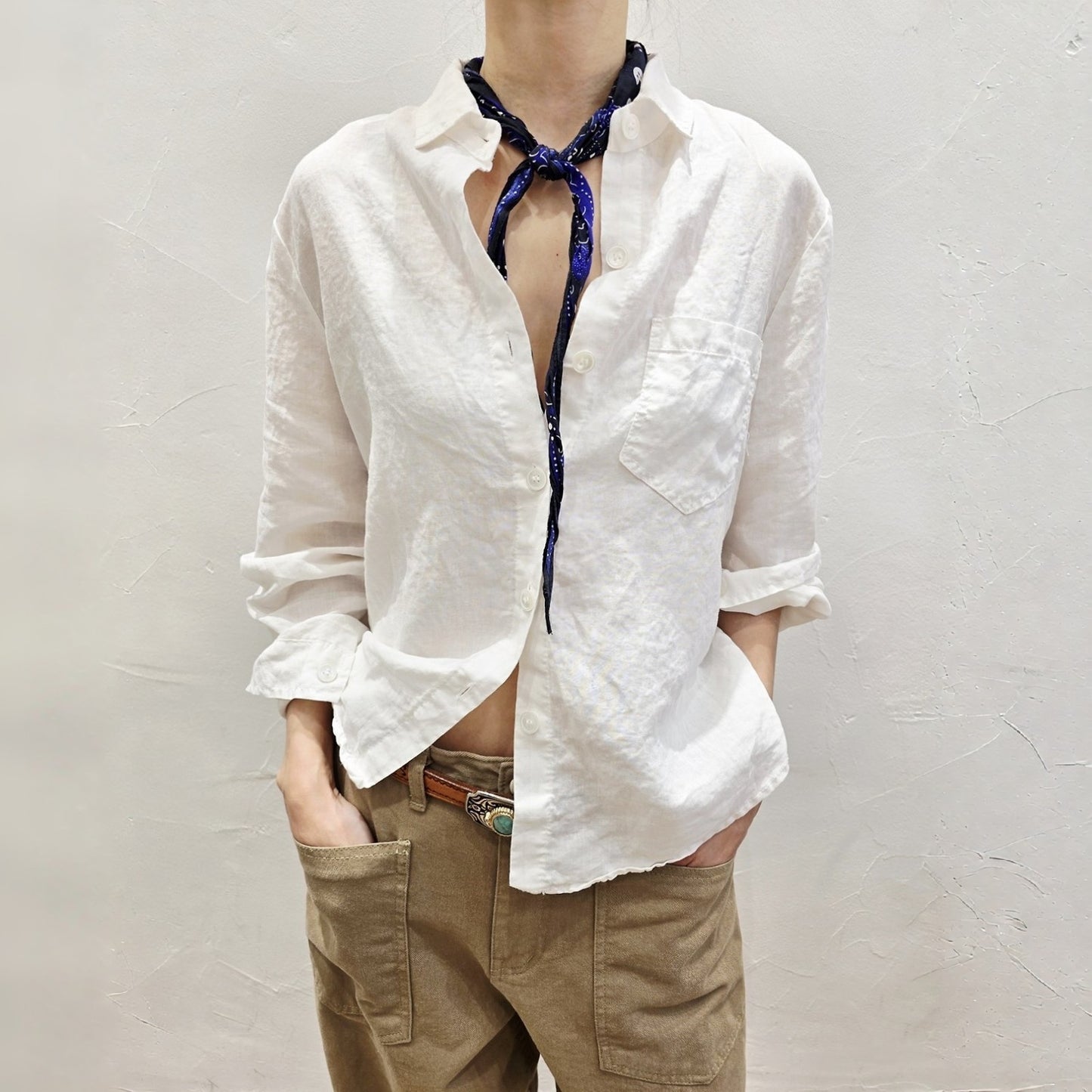 Soft Touch Premium Linen Shirt - Women One Size