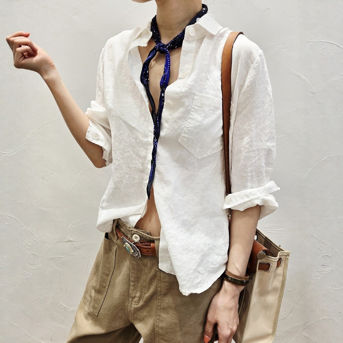 Soft Touch Premium Linen Shirt - Women One Size