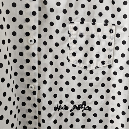 French Dot Everyday Blouse - Women One Size