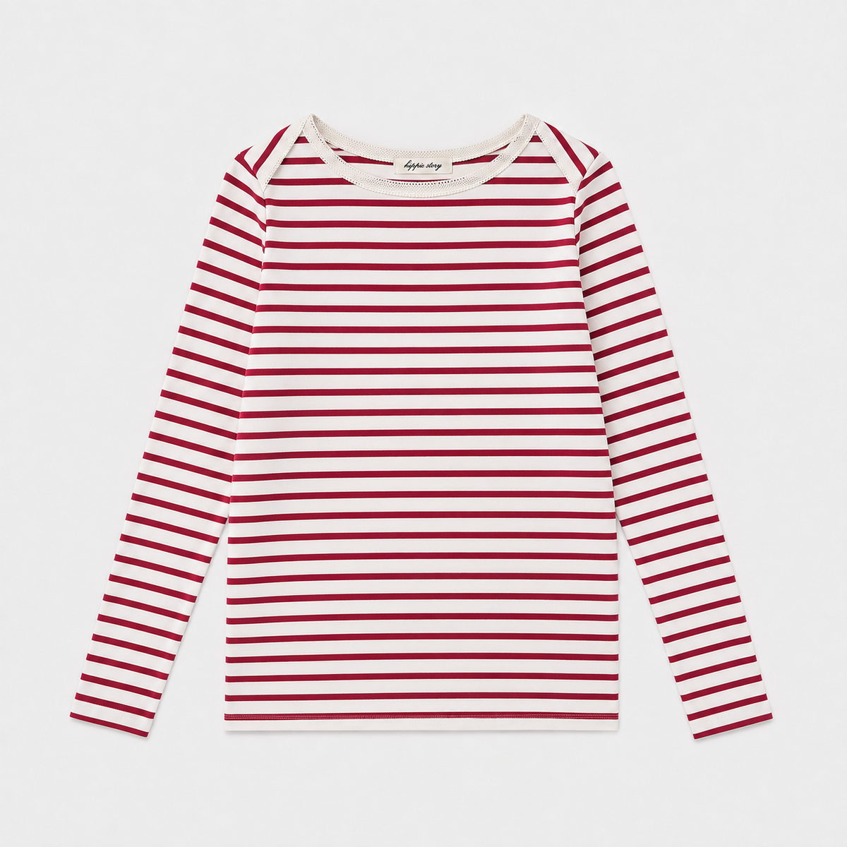 Marin Stripe Boat Neck Long Sleeve Top - Women One Size