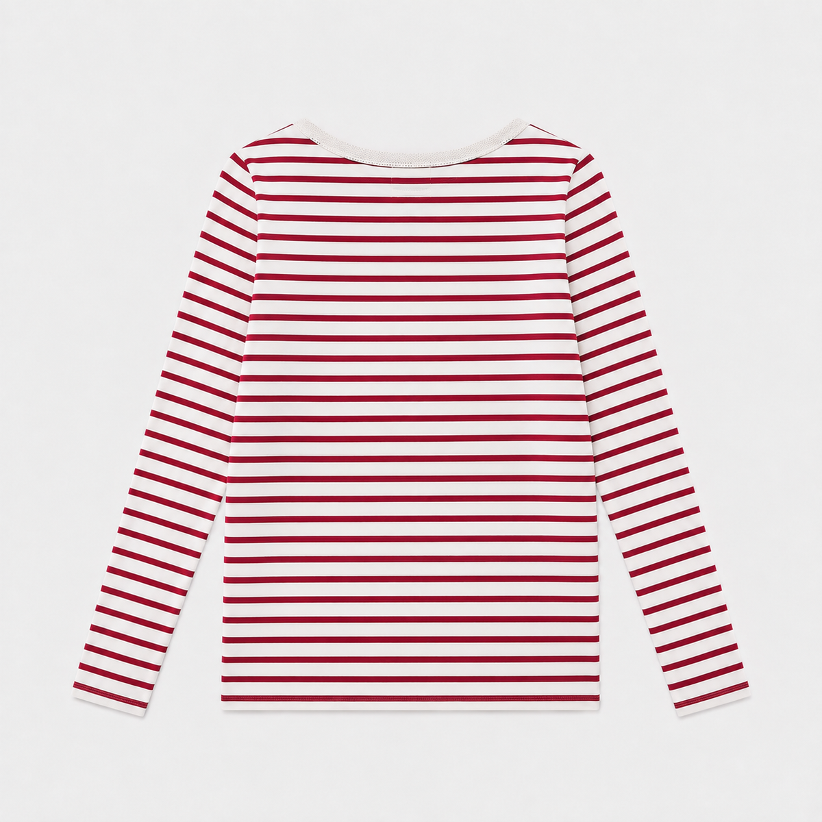 Marin Stripe Boat Neck Long Sleeve Top - Women One Size