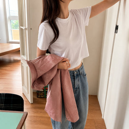Essential Soft Stretch Everyday Tee - Women One Size