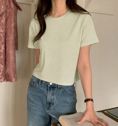 Essential Soft Stretch Everyday Tee - Women One Size