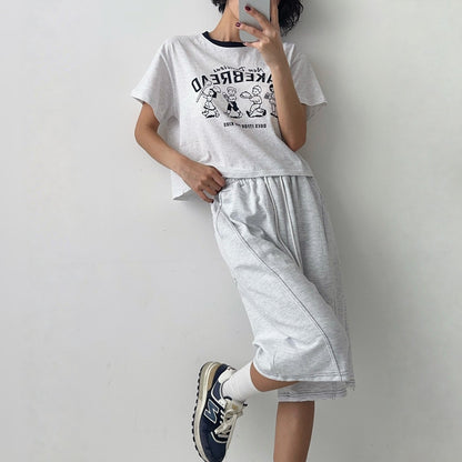 Vintage Make Bread Ringer Graphic T-Shirt – Women One Size