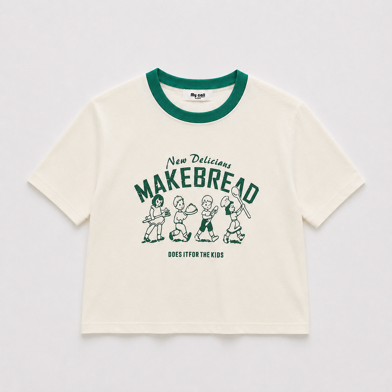 Vintage Make Bread Ringer Graphic T-Shirt – Women One Size