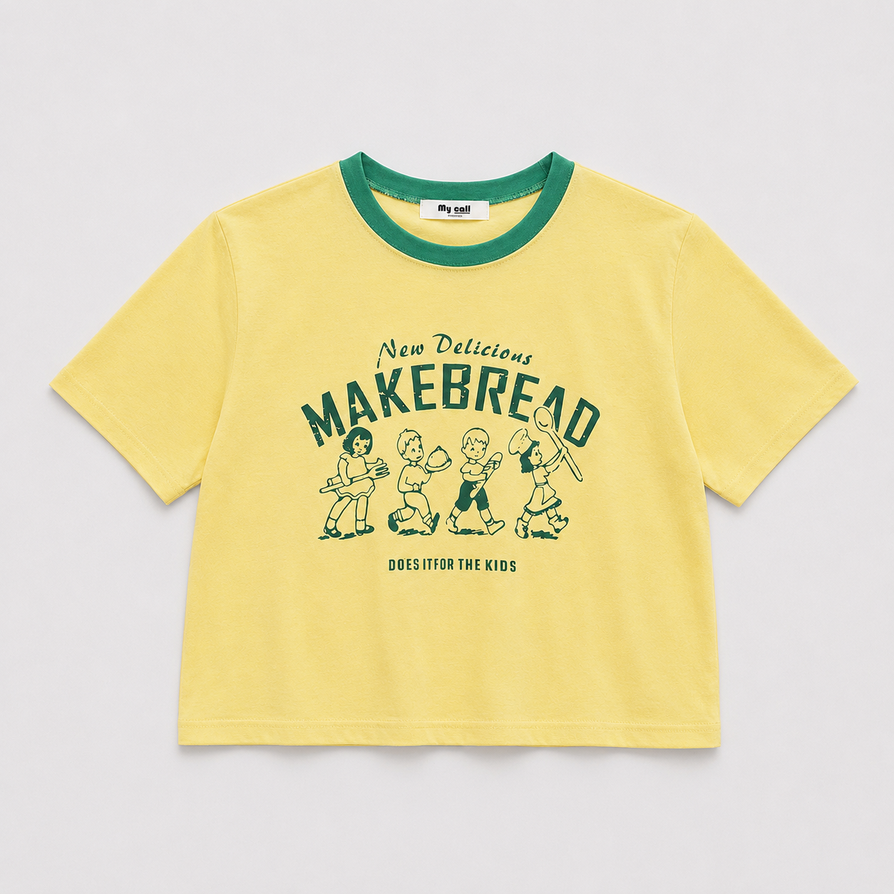 Vintage Make Bread Ringer Graphic T-Shirt – Women One Size