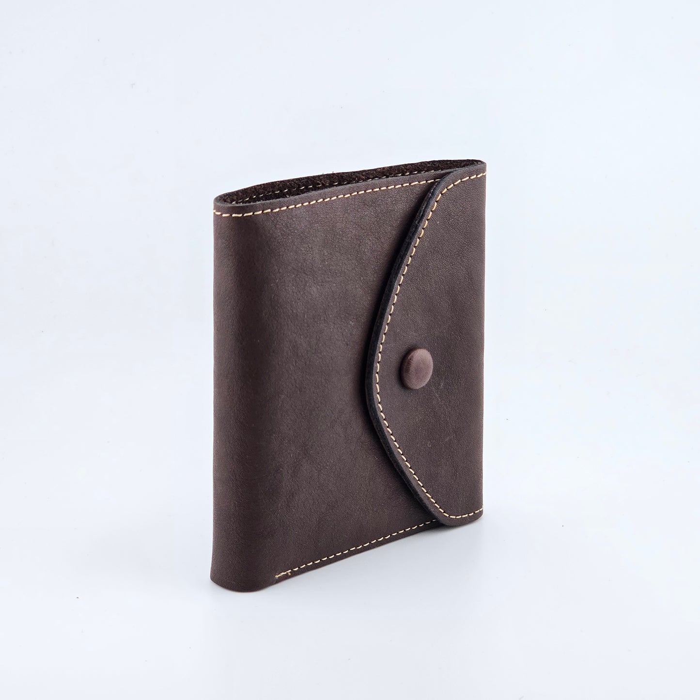 Vintage Washed Cowhide Leather Wallet