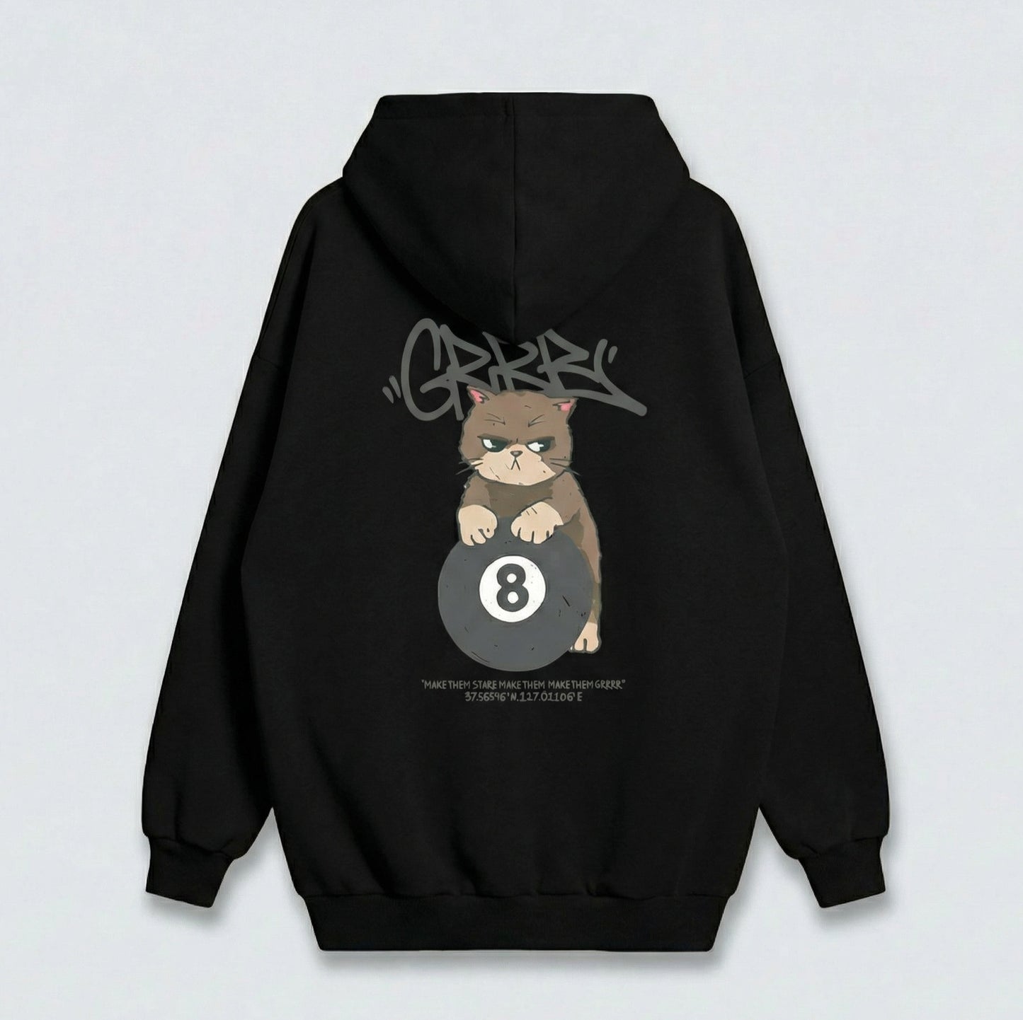 GRRA Graphic Hoodie  (UNISEX / WOMEN - OVERFIT)