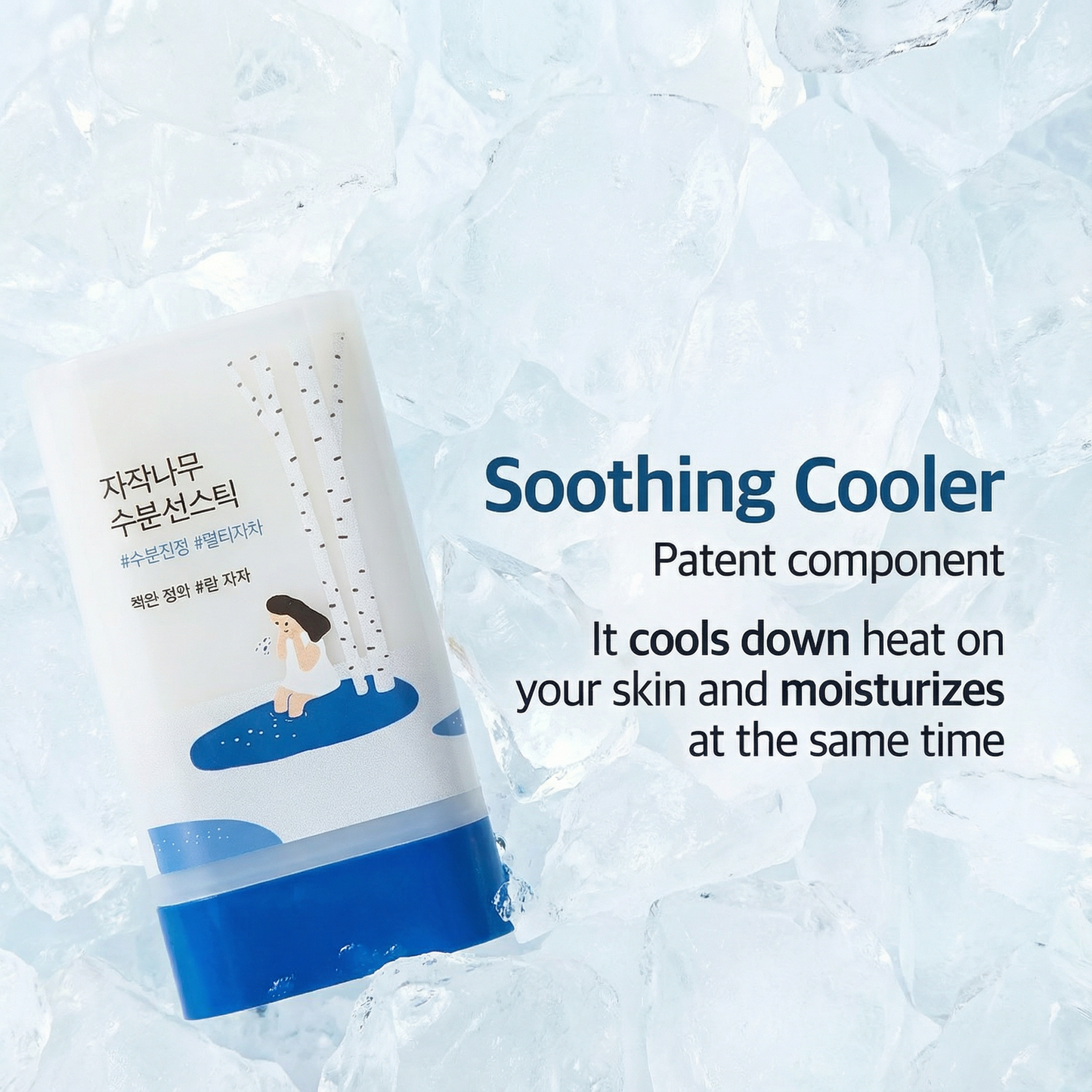 ROUND LAB Birch Juice Moisturizing Sun Stick Broad Spectrum SPF 50+