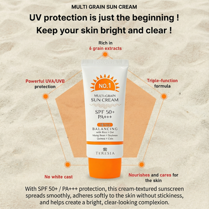Multi-Grain Sun Cream SPF 50+ PA+++