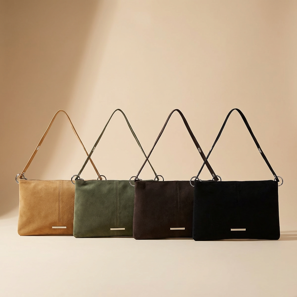 ZEST CLUTCH SHOULDER BAG (SUEDE 2-WAY)